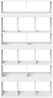 Raumteiler, Bücherregal Weiß 100 x 33 x 187,5 cm Holzwerkstoff Bild 4