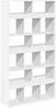 Raumteiler, Bücherregal Weiß 100 x 33 x 187,5 cm Holzwerkstoff Bild 2