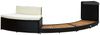vidaXL Whirlpool-Umrandung Schwarz Poly Rattan & Massivholz Akazie 310092 Bild 3