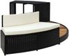 vidaXL Whirlpool-Umrandung Schwarz Poly Rattan & Massivholz Akazie 310092 Bild 4