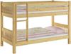 Kinderstockbett aus Massivholz mit wählbarem Zubehör, Liegefläche 90x200 V-60.12-09Ni70Rollrost und Matratze inkl. Bild 1