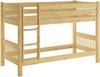 Kinderstockbett aus Massivholz mit wählbarem Zubehör, Liegefläche 90x200 V-60.12-09Ni70Rollrost und Matratze inkl. Bild 4