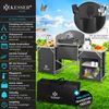 KESSER® Campingschrank, Campingküche mit Aluminiumgestell, inkl. Tragetasche , Kocherschrank für Camping , Campingmöbel , Outdoor Typ Big (Anthrazit) Bild 2