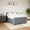 vidaXL Boxspringbett mit Matratze Dunkelgrau 160x200 cm Samt 3288655 Bild 5