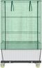 vidaXL Hochbeet mit Aufsatz und Rollen Rattan-Optik 80x50x182 cm 4015850 Bild 4