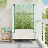 vidaXL Hochbeet mit Aufsatz und Rollen Rattan-Optik 80x50x182 cm 4015850 Bild 3