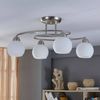 Lindby Deckenleuchten Svean, Glas Alu IP20, 4 x 40 W Bild 4
