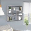 Wandregal, Hängeregal Grau Sonoma 90x16x78 cm Holzwerkstoff de6065 Bild 2