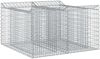 vidaXL Gabionen-Hochbeet Silber 42033297 Bild 2