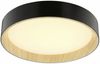 Brilliant LED Deckenleuchte Larios Ø 39 x 7,7 cm warmweiß-kaltweiß holz schwarz Bild 2