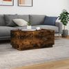 vidaXL Couchtisch mit LED-Leuchten Räuchereiche 90x50x40 cm 839879 Bild 4