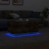 vidaXL Couchtisch mit LED-Leuchten Räuchereiche 90x50x40 cm 839879 Bild 5