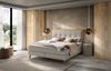Marisol Boxspringbett grau Eiche MassivholzPolyester/Polyamid/Viskose 206cm x 188cm x 125cm Bild 2