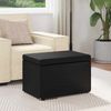 vidaXL Hocker Schwarz 61 x 41 x 40 cm Kunstleder und Engineering Holz 876771 Bild 3