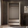 Lookway Kleiderschrank AUREL 2D KASCHMIR mit Spiegel Drehtürenschrank mit 2 Türen Bild 3