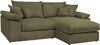 Home affaire Ecksofa Soft&Cosy XL L-Form, B: 246 cm - OTTO. Verlässliche Qualität, Mega-Sofa, Cord oder Chenille-Struktur, mit Federkern & 4 Zierkissen Bild 2