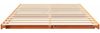 vidaXL Bettrahmen Wachsbraun 140 x 190 cm Massives Kiefernholz 873078 Bild 5