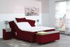 Meisterbetten Boxspringbett Huss 240x200 in VS-Weinrot, Matratzenbezug Nano, Ergoflex-Topper Bild 3