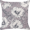 Kissen 2er Set Blumenmuster SOPHORA 45 x 45 cm Grau Bild 4