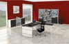 Kerkmann Schreibtisch Form 4 180x80x68-76 cm Wangen-Gestell Anthrazit Bild 2