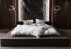 Mako Satin toile de jouy Bettwäsche Rosen anthrazit Garnitur 155x200 + 80x80 Bild 3