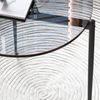 Runder Couchtisch Rauchglas Grau Ø80cm Moderner Sofatisch Bild 5