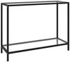 Konsolentisch, Beistelltisch, Konsole Transparent 100x35x75 cm Hartglas Bild 2