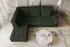 99rooms Ecksofa Toscana, Sofa L-Form, Eckcouch, Bettfunktion, Rundumbezug aus gepolstertem Velours VOGUE Bild 3