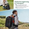 2 in 1 Doppelschlafsack Einzelschlafsack XL Deckenschlafsack mit 2 Kissen 220 x 150 cm Bild 3