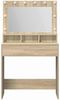 vidaXL Schminktisch Sonoma-Eiche 75,5 x 41 x 135 cm Holzwerkstoff 865111 Bild 4