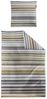 Irisette Mako Satin Bettwäsche Wave 8690-80 Streifen natur 135x200 Bild 2
