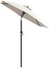 vidaXL Sonnenschirm Sandweiß 200 x 224 cm Aluminium 47204 Bild 3