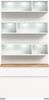 Schuhschrank Shoes / Shoelove, Holzwerkstoff, Weiß, Holzfarben, 95 x 192 x 27 cm Bild 2