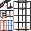 MONZANA® Eckregal Lagerregal 180x70x40cm Schwarz Bild 2