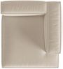 Micadoni Recamiere Nuria 1-Sitzer Rechts Strukturierter Stoff Beige Bild 4