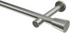 Gardinenstangen-Set Prestige Sitra 540 cm (geteilt in 3 x 180 cm), 1-läufig (ohne Ringe), 20 mm Ø Edelstahl-Optik Bild 1