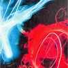 Carpetia Designteppich Gaming Style, rund, Höhe: 5 mm, mit grafischen Gaming-Motiven in Neon-Optik Bild 2