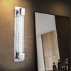 LED Wandlampe, chrom, Glas klar, H 42 cm Bild 2