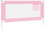 Kleinkind-Bettschutzgitter Rosa 160x25 cm Stoff Bild 4