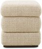 Casa Padrino Luxus Hocker Beige / Bronze H. 52 cm - Luxus Hotel Möbel Bild 2