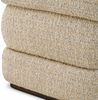 Casa Padrino Luxus Hocker Beige / Bronze H. 52 cm - Luxus Hotel Möbel Bild 4