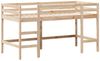 vidaXL Hochbett mit Leiter und Dach 90x190 cm Massivholz Kiefer 3282154 Bild 5