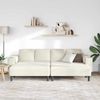 vidaXL Wohnzimmer Couch 3 pcs Creme 250 x 188 x 76 cm 3335129 Bild 3