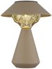 2x LED Solar Tischlampe, sandfarben, H 23 cm Bild 4