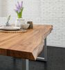 Esstisch Baumkante massiv Akazie natur 280 x 100 silber LIAM 68921747 Bild 4