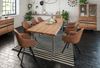 Esstisch Baumkante massiv Akazie natur 280 x 100 silber LIAM 68921747 Bild 3