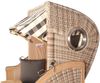Strandkorb - bene living - Ammersee Single Teak Bullauge - PE shell - Modell 505 - Einsitzer inkl. Liftersystem Bild 3