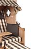 Strandkorb - bene living - Ammersee Single Teak Bullauge - PE shell - Modell 505 - Einsitzer inkl. Liftersystem Bild 4