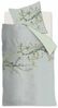 beddinghouse Mako Satin Bettwäsche 2 teilig Bettbezug 155x220 cm Kopfkissenbezug 80x80 cm Blossom Grau Bild 5
