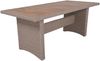 Gartentisch ESSEN - Akazie, Weidenbraun, 90x180x75cm | Terrassentisch Wetterfest Outdoor Tisch Bild 2